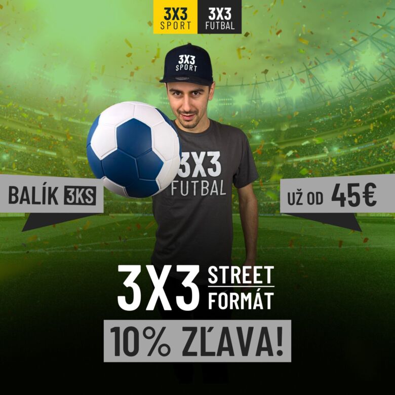 3x3futbal BALÍK 3ks