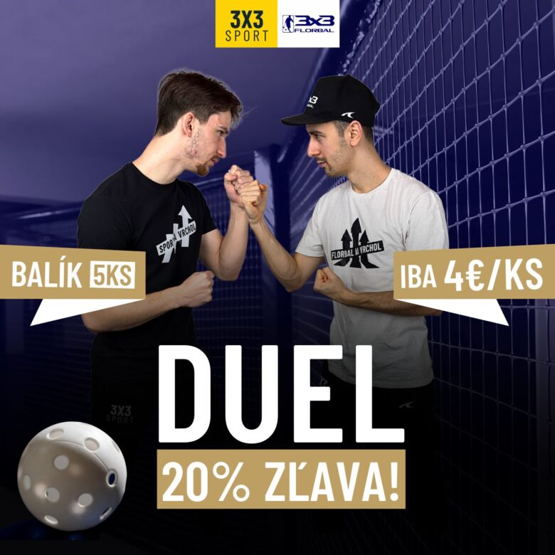 3x3florbal DUEL BALÍK 5ks